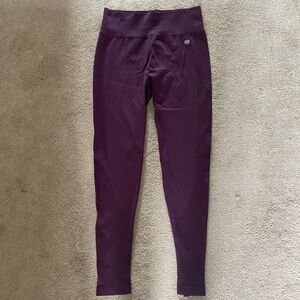 Forever 21 Medium Dark Purple Yoga Pants